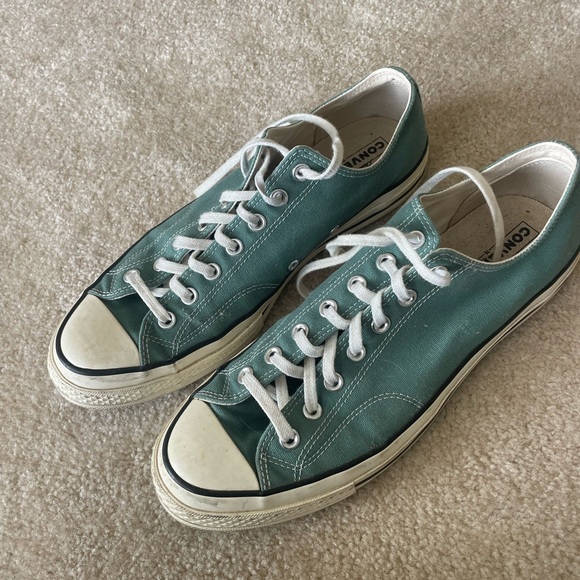 Converse Chuck Taylor All Star Green Canvas Shoes. Men size 11 - Picture 2 of 8